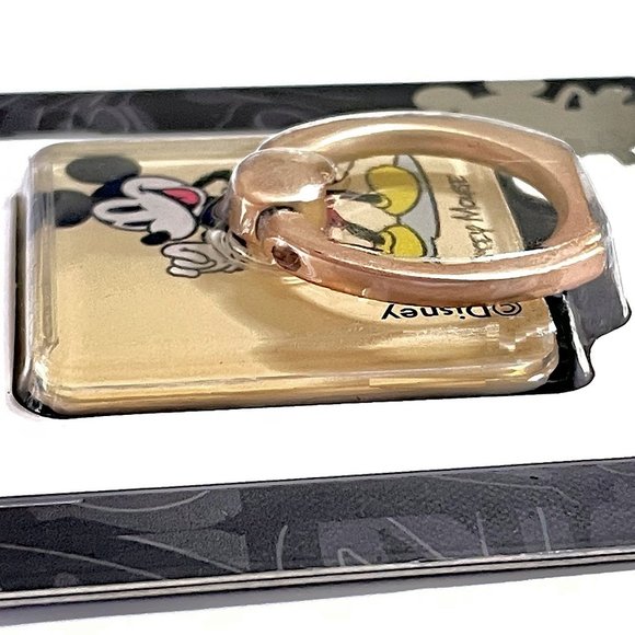 🆕 MICKEY MOUSE PHONE HAND RING GRIP & KICKSTAND ~ 360 Degree Rotation - Picture 2 of 4